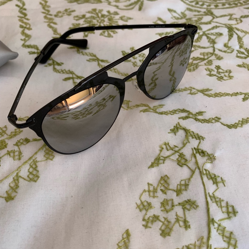 Aquaswiss mirror aviator silver black sunglasses🕶 - Picture 5 of 5
